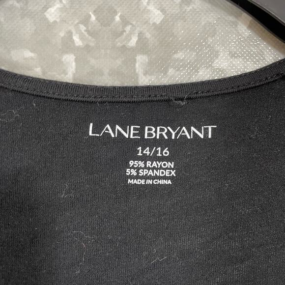 Lane Bryant Women's Plus Size Lightweight Black Cardigan - Size 14/16 - Long - Picture 4 of 5
